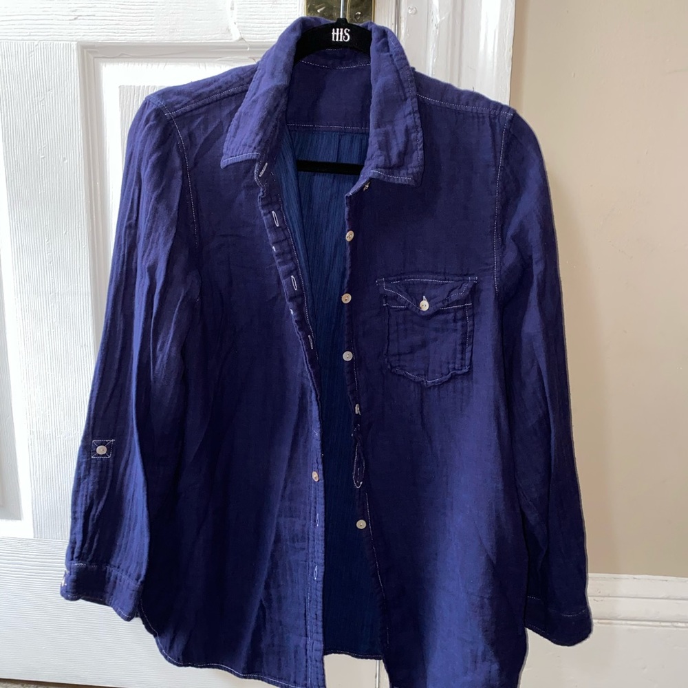 Abercrombie and Fitch Blue Button Down